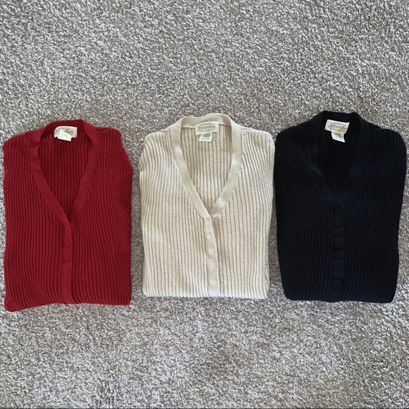 90s St. John’s bay sweaters button up - Picture 7 of 7